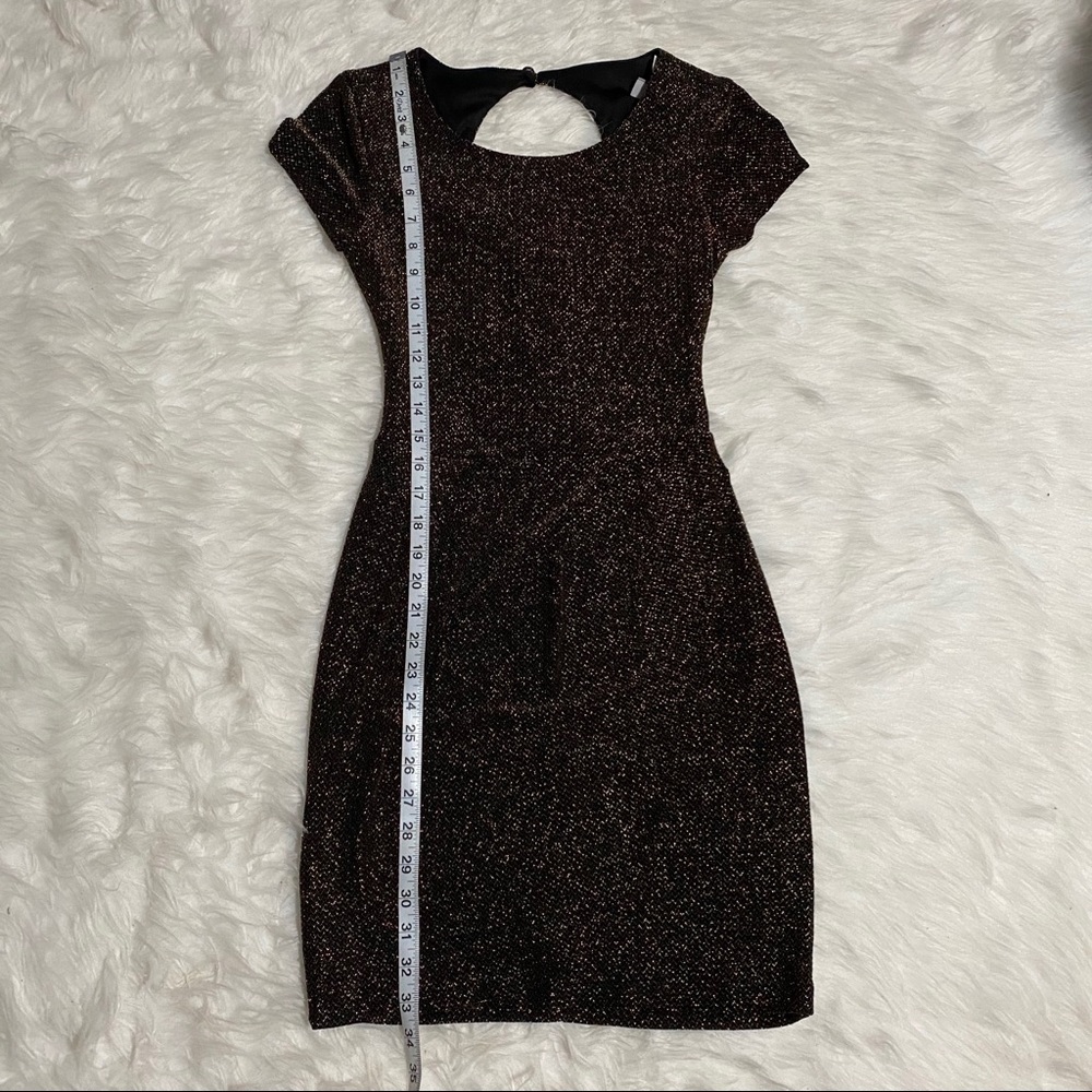 B.DARLIN Gold Glittery Dress - Picture 7 of 8